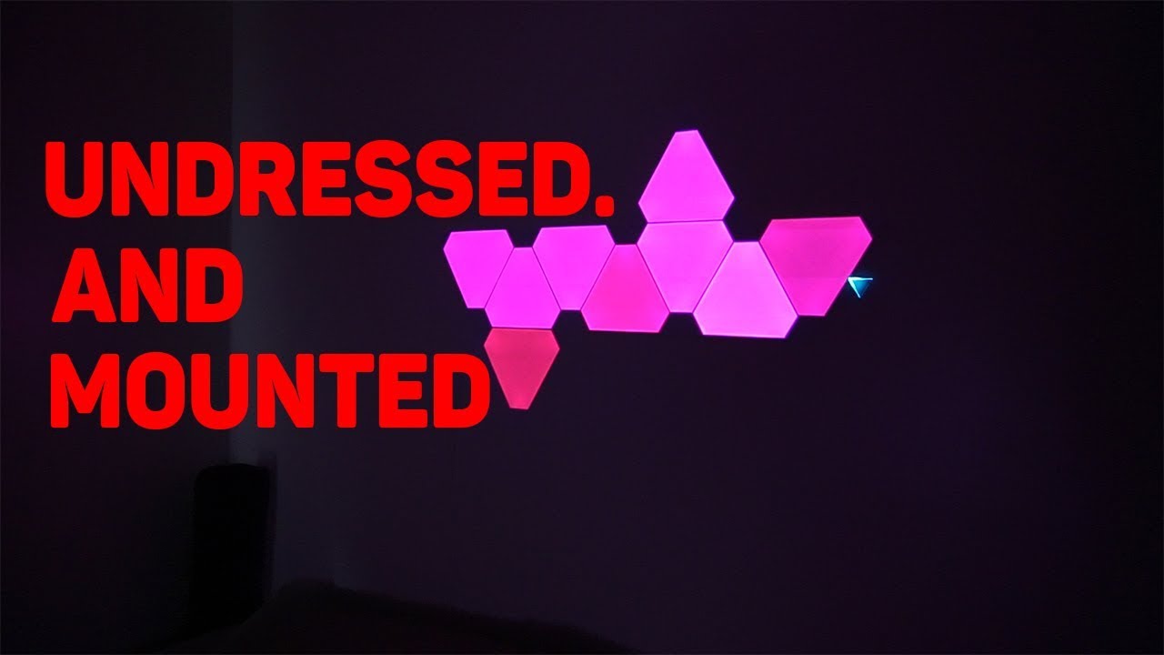 Nanoleaf Unboxing and Setup for Home Studio - YouTube