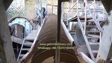 Ball Mill Working with Spiral Classifier for Diffferent Ores Grinding and Separation