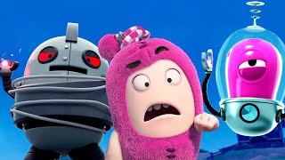 Oddbods Have Fun With ROBOTS - Robots Helping Neighbors in Summer 2022 | Cartoons For Kids