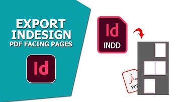 How to export InDesign to pdf with facing pages