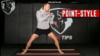 Point-Style Footwork (Karate/TKD) for MMA