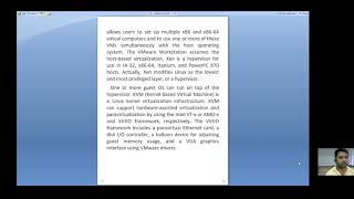 Hardware Support Virtualization