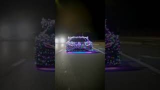 Lamborghinis in Christmas Lights 🎄🦇