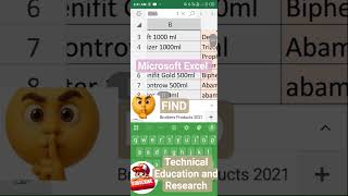 Microsoft Excel Learning Find on Android phone App
