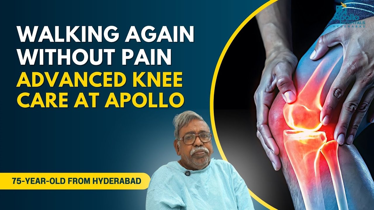 Robotic Knee Replacement Success at 75yrs  | Dr. K J Reddy | Orthopaedic Surgeon | Apollo Hospitals
