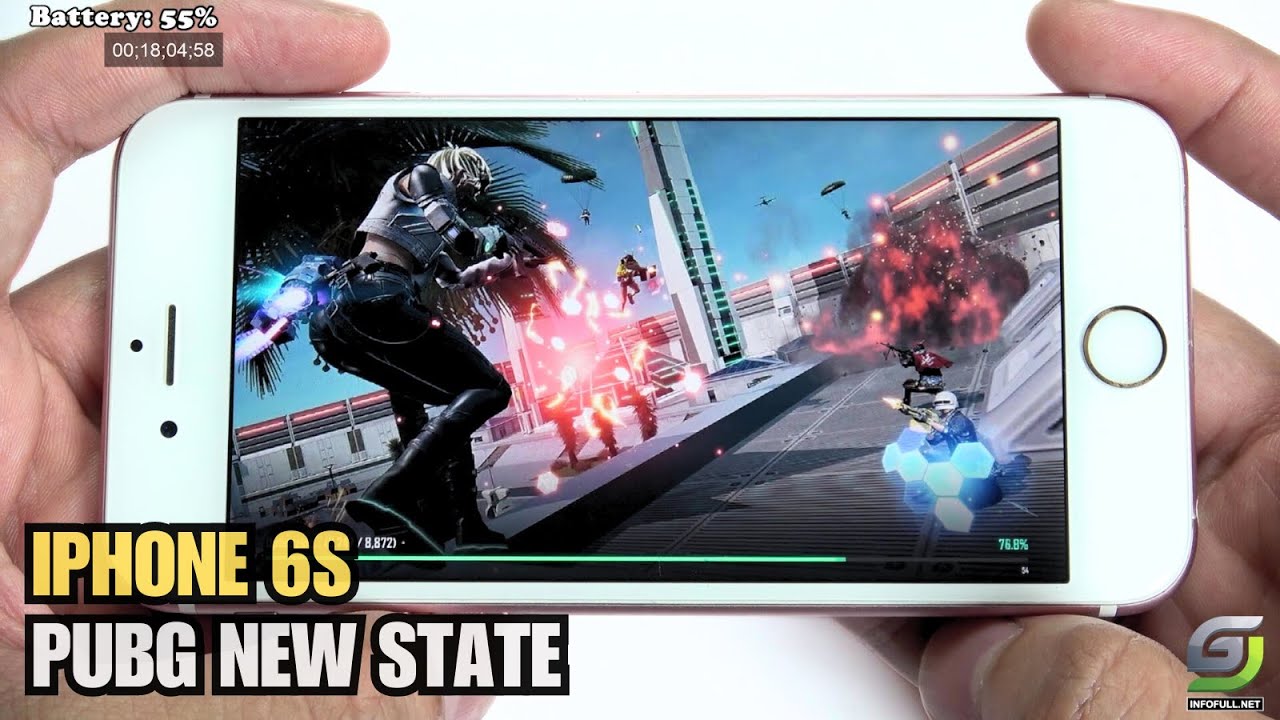 iPhone 6s test game PUBG New State | Apple A9