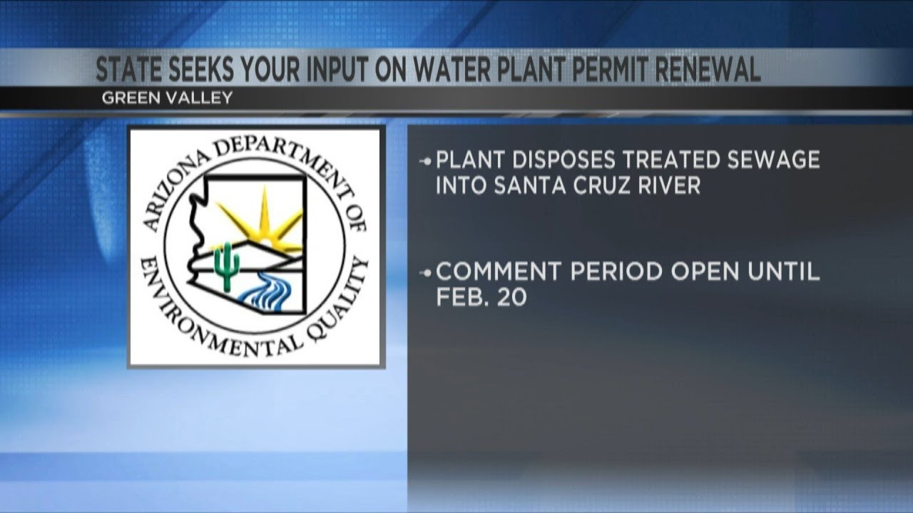 Comment period opens for Green Valley water facility renewal permit