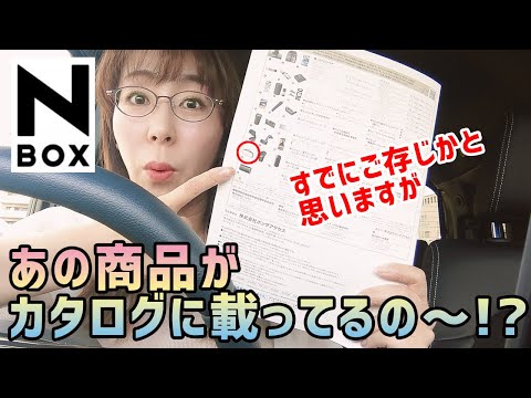 【N-BOX2022モデル】私が一番推してる商品がいつの間にかカタログに載ってた！