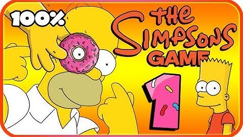 The Simpsons Game Walkthrough Part 1 - 100% (X360, PS3, PS2, Wii, PSP) The Land of Chocolate