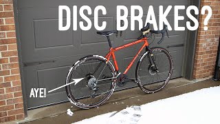 Disc Brakes on a 90&#39;s Bike - Converting the Frame to Hydraulic Brakes
