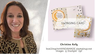 Swinging Card @love2inspireHANDMADE 