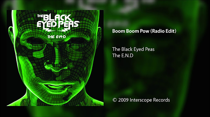 Boom Boom Pow Radio Edit version - Radio Edit performance video thumbnail