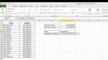 Wichtige Excel Funktionen - ANZAHL und ANZAHL2