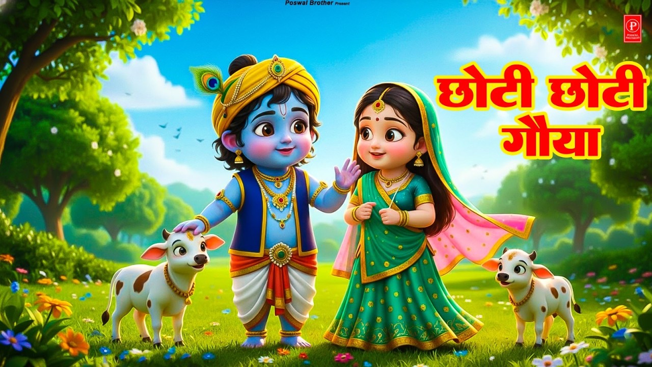 छोटी छोटी गैया छोटे छोटे ग्वाल। Choti Choti Gaiya Chote Chote Gwal। #kanha #krishna #krishnabhajan