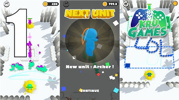 Draw Army! Gameplay Walkthrough #1 (Android, IOS)