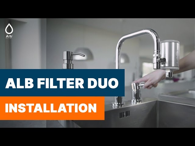 Alb Filter  Duo Installation des Trinkwasserfilter