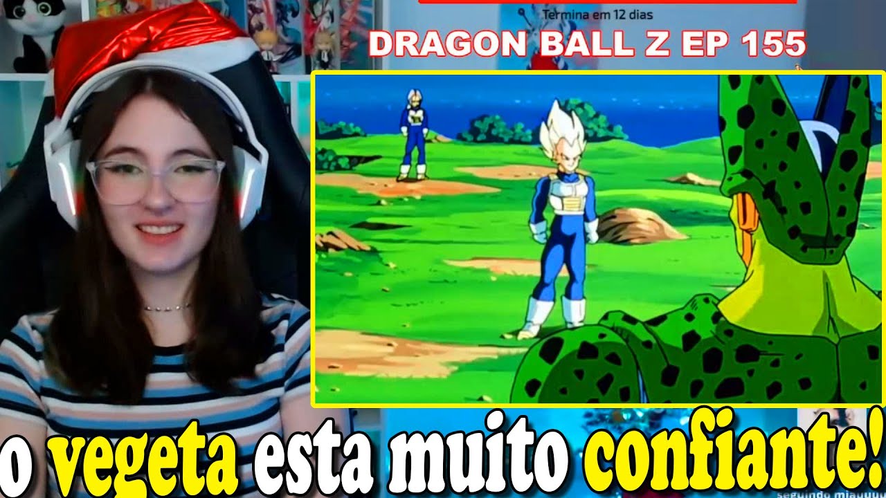Cátia reagindo a GOKU E GOHAN SAEM DA SALA DO TEMPO (Dragon Ball Z EP 168)  