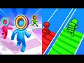 🔥 Bridge Race vs Layer Man - Ultimate Easy Levels Challenge | Walkthrough Gameplay Ep8🌉📏🏁