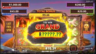 I JUST WON THE GRAND JACKPOT ON VOLCANO GODDESS(New Pragmatic Game ) screenshot 5