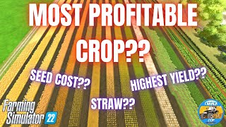 WHAT CROP MAKES MORE MONEY?? - Farming Simulator 22