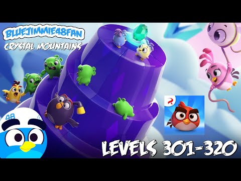 Angry Birds Journey Walkthrough / Levels 301-320 (Crystal Clouds)