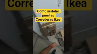 Como instalar Puertas Correderas Ikea #diy #Ikea #bricolaje #cocina #muebles #decoration #armario