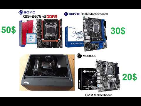 How to build low budget PC in 2026 ? Testing 3 cheap chinese motherboards with Xeon cpu