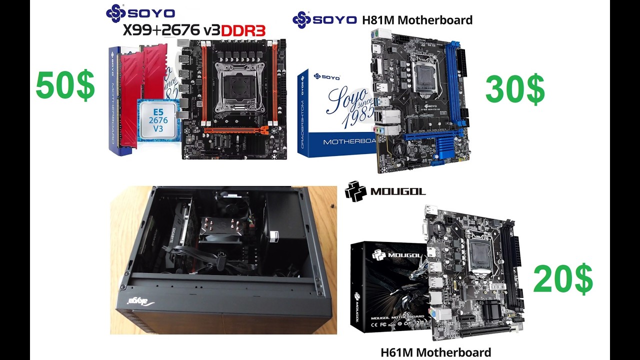 Low Budget Computer How to build low budget PC in 2026 ? Testing 3 cheap chinese ...