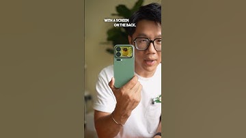 Xiaomi 17 Pro with a screen on the back! #xiaomi17pro