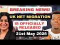 BREAKING NEWS!! UK NET MIGRATION IS OFFICIALLY RELEASED BY ONS | UK IMMIGRATION RULES | 21/05/2026