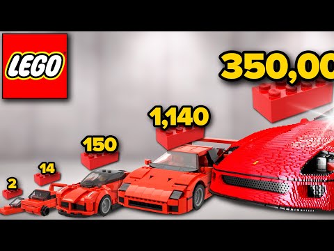 LEGO Ferrari in Different Scales | Comparison