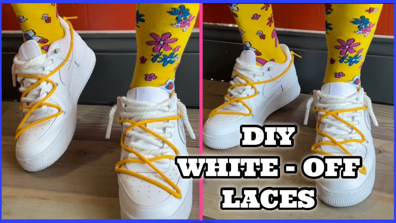 HOW TO: Create Lace Holes For Off White Laces