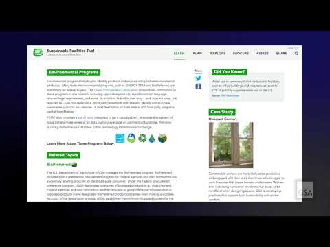 Acquisition Gateway - Green Procurement Compilation tool