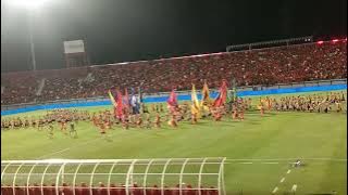ATRAKSI KECAK pembukaan BRI LiGA 1 DI LAPANGANG KAPTEN, IWAYAN DIPTA gianyar