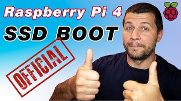 Raspberry Pi 4 Official USB SSD Boot