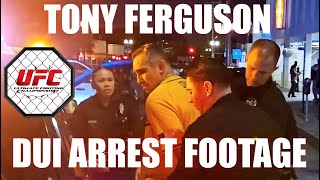 UFC Fighter Tony Ferguson Arrest & Crash Footage 5/7/23 - DUI Rollover Truck Crash in Hollywood, CA