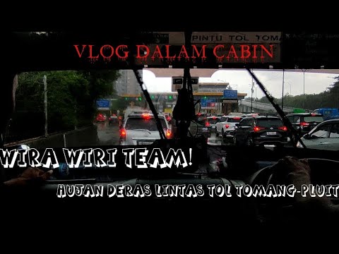 VLOG! dalam cabin lintas tol Tomang-pluit WIRA WIRI TEAM!