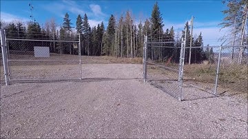 The 9 Circle Vertical RX Array at  the VE6WZ  remote