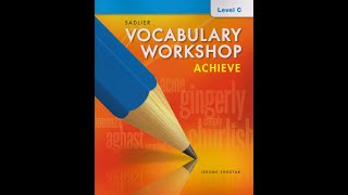 Vocabulary Workshop Level C Unit 12