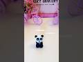 Making a Mini Clay Panda 🐼 #clayart #diy #polymerclay #panda #diycrafts #satisfyingvideo