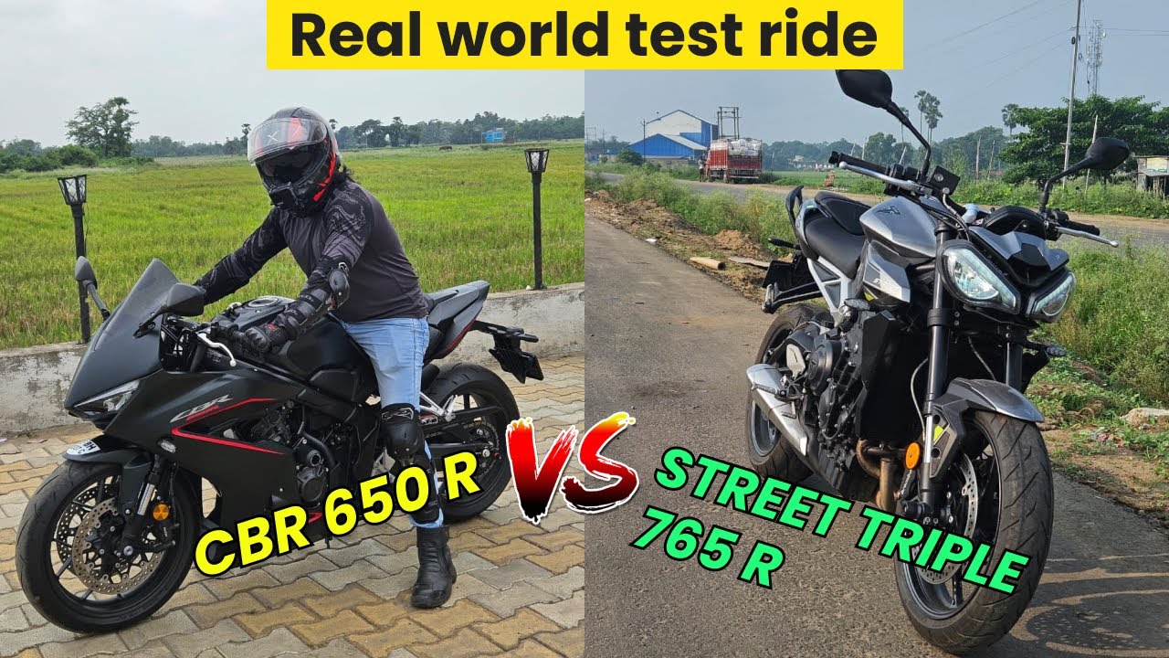 Honda CBR 650R VS Triumph Street Triple 765R II Test ride