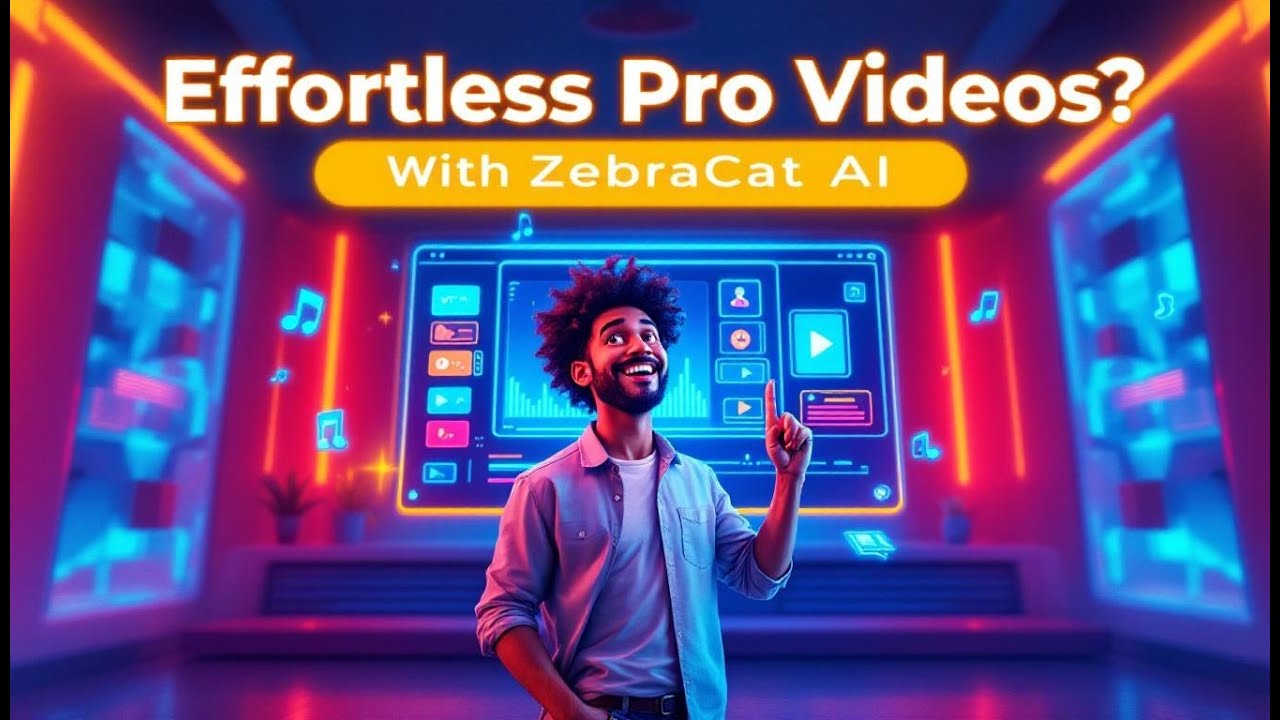 Effortless Pro Videos? Meet ZebraCat AI ✨