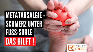 Welche Schuhe oder Sohlen bei Metatarsalgie?