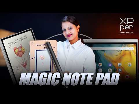 XP-Pen Magic Note Pad ✍️ World’s First 3-in-1 Color Note Pad | Unboxing, Demo & Review