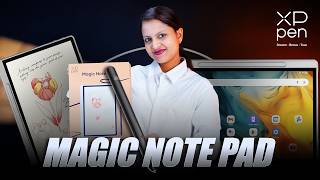 Xp-Pen Magic Note Pad Worlds First 3-In-1 Color Note Pad Unboxing, Demo & Review
