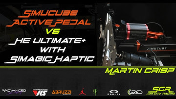 Simucube Active Pedal vs Huesinkveld Ultiamte + with Simagic Haptic