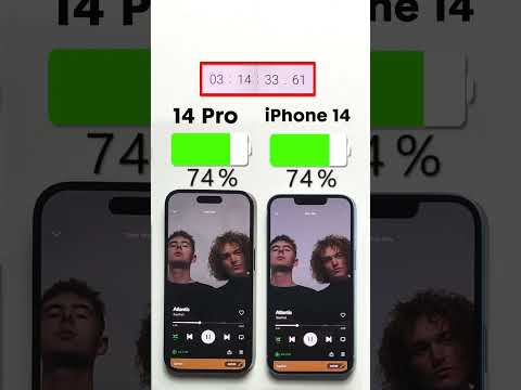   IPhone 14 Vs 14 Pro Battery Test Subscribe For More