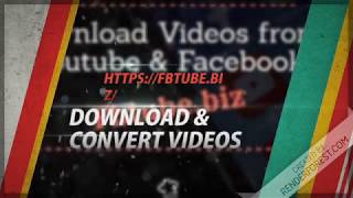 Download & Convert YouTube Facebook videos to MP3(Audio)