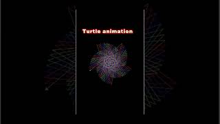 Python turtle animation #pythonprogramming #pythonturtlegraphics @CodeWithHarry
