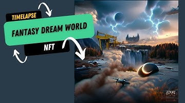 NFT generate for FREE through A.I. | Easiest way to create NFTs (timelapse)